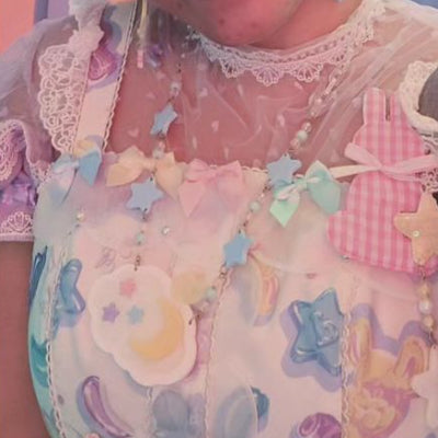 Twinkle Daydream Necklace (Blue Chain)