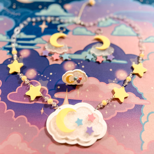 Twinkle Daydream Necklace (Yellow Chain)