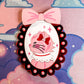 Daphne the Pink Kitty Brooch