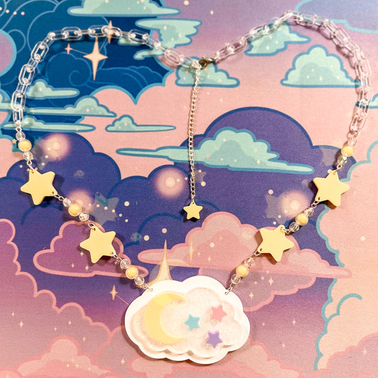 Twinkle Daydream Necklace (Yellow Chain)