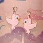Retro Love Birds (Pastel Pink)